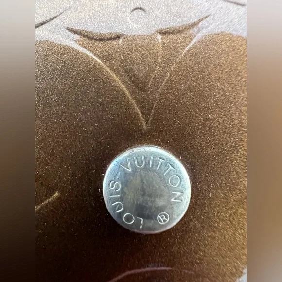 PROJECT Wallet! Auth Louis Vuitton Vernis Wallet, Caramel Color - Picture 6 of 13